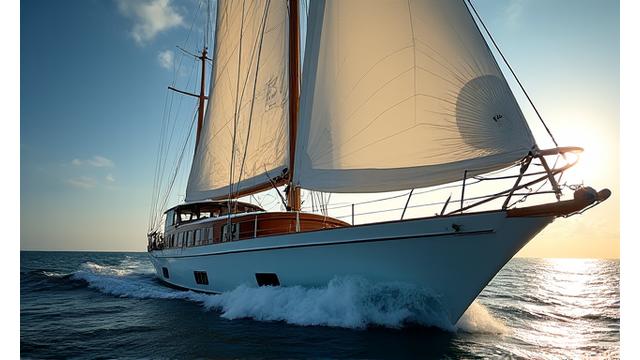 クラシックなセーリングヨット「海王スピリット」